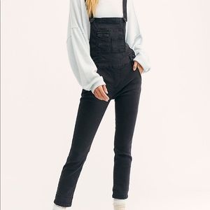 Free People Washed Black Overalls - SOLD OUT